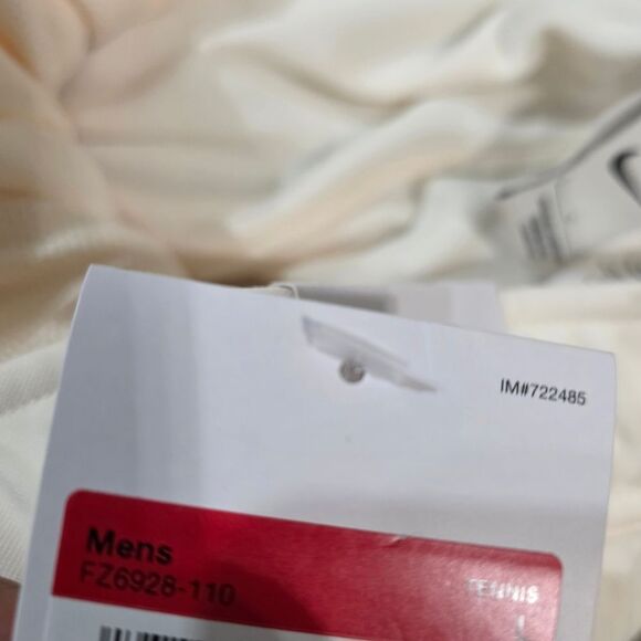 Nike Court Wimbledon Heritage Tennis Warm Up Pants Ivory FZ6928-100 Men's Size L - Picture 8 of 9